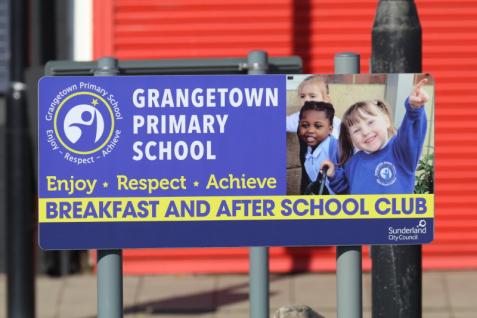 Sunderland education outdoor advertising