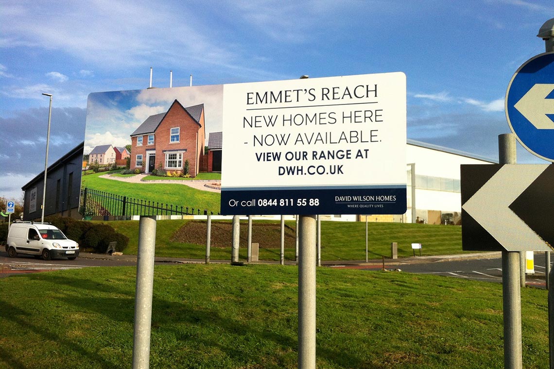 Property development advertising Kirklees Harrogate